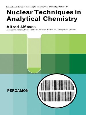 cover image of Nuclear Techniques in Analytical Chemistry